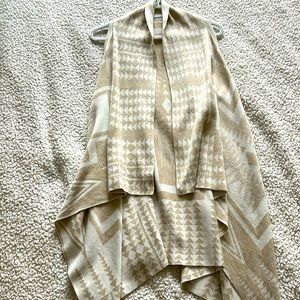 Dynamite long sleeveless cardigan, size Small